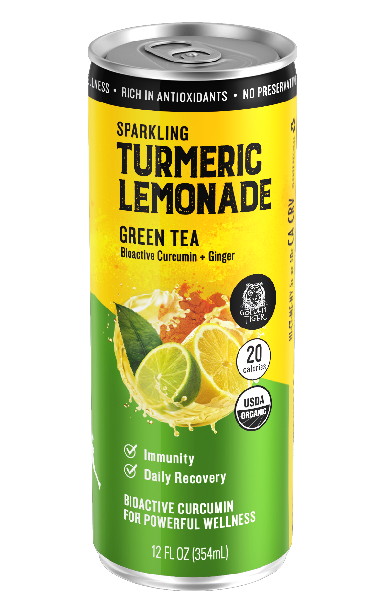 Sparkling Turmeric Lemonade Green Tea